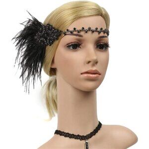 Womens Headpiece Accessories Flapper Headband 010